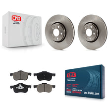 Charger l'image dans la galerie, Front Brake Rotor &amp; Ceramic Pad Kit For 2008 Volvo S60 With 316mm Diameter