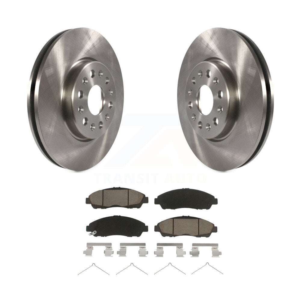 Front Brake Rotor Ceramic Pad Kit For Chevrolet Traverse GMC Acadia Buick Blazer