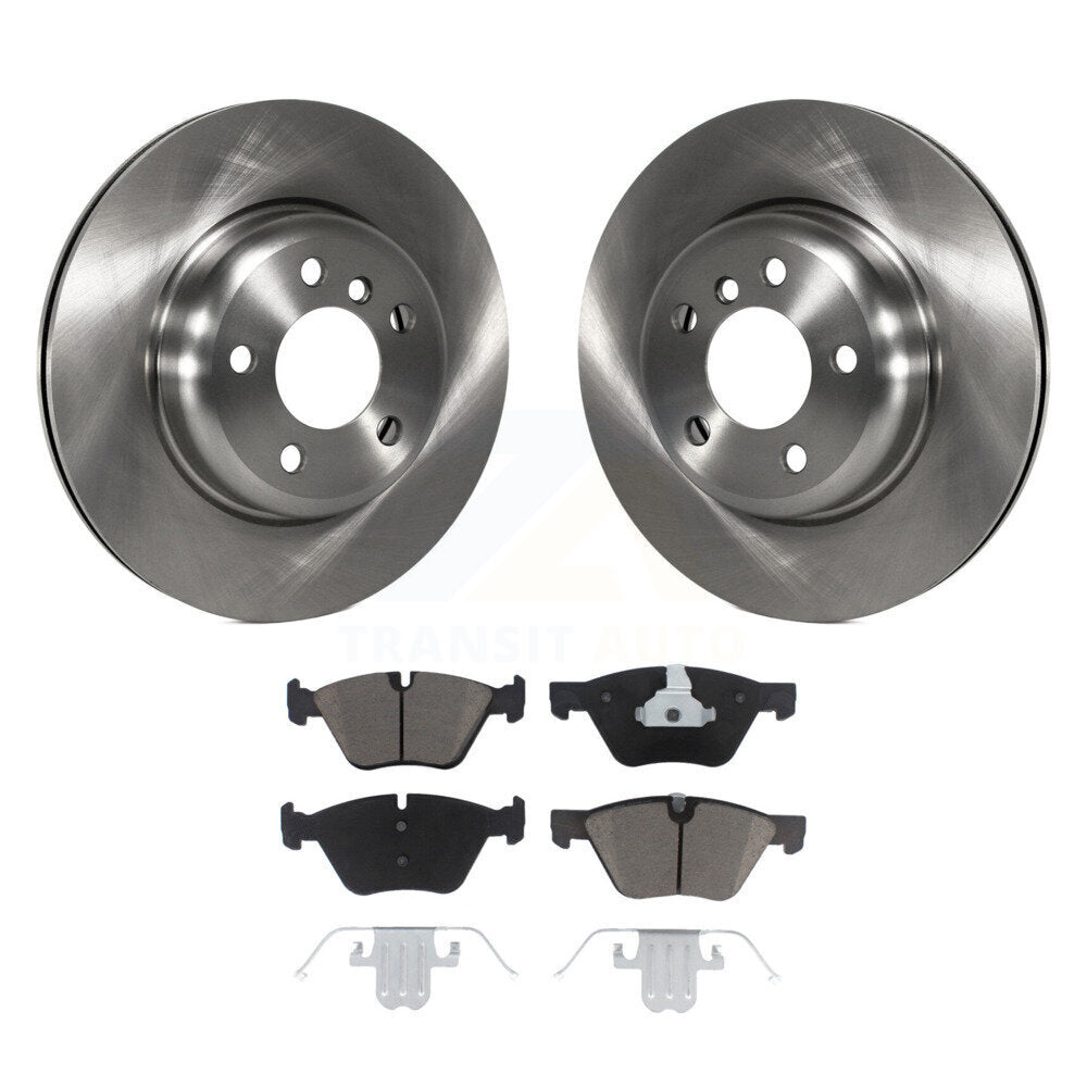 Front Disc Brake Rotors And Ceramic Pads Kit For BMW 528i xDrive