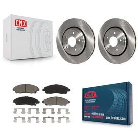 Front Disc Brake Rotors And Ceramic Pads Kit For Honda Pilot Acura MDX Ridgeline