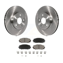 Charger l&#39;image dans la galerie, Front Disc Brake Rotor And Ceramic Pad Kit For Toyota Prius Lexus CT200h Plug-In