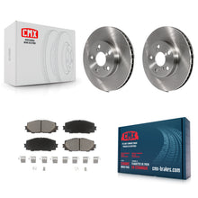 Charger l'image dans la galerie, Front Disc Brake Rotor And Ceramic Pad Kit For Toyota Prius Lexus CT200h Plug-In