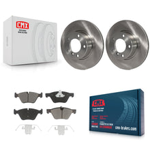 Charger l'image dans la galerie, Front Disc Brake Rotors And Ceramic Pads Kit For BMW 528i 525i