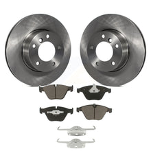 Charger l&#39;image dans la galerie, Front Brake Rotors &amp; Ceramic Pad Kit For 2007 BMW 323i With 312mm Diameter Rotor