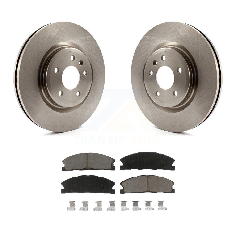 Front Brake Rotor Ceramic Pad Kit For Ford Explorer Sport With Heavy Duty Brakes