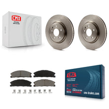 Charger l'image dans la galerie, Front Brake Rotor Ceramic Pad Kit For Ford Explorer Sport With Heavy Duty Brakes