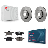 [Front] 2008-2009 Saturn Astra Premium OE Brake Rotors & Ceramic Pads Kit For Max Braking
