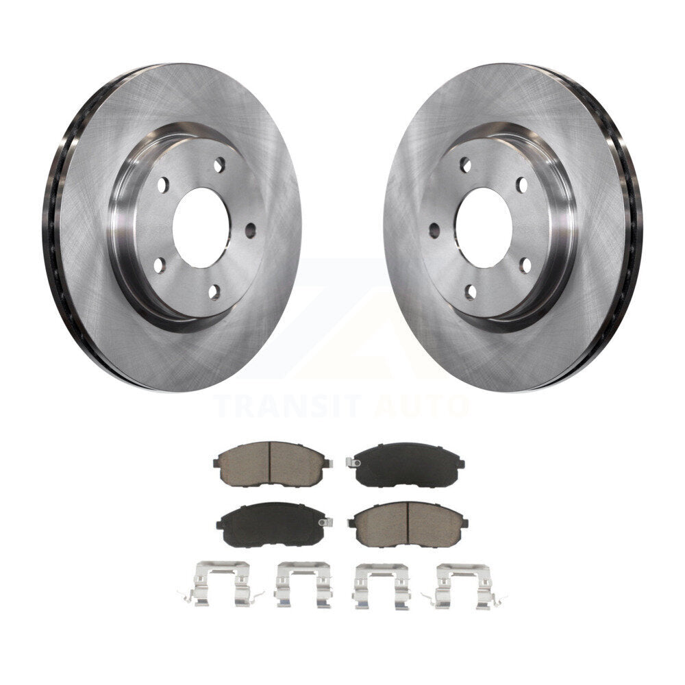 Front Disc Brake Rotors And Ceramic Pads Kit For Nissan Sentra