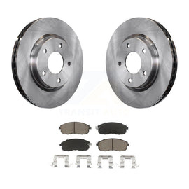 Front Disc Brake Rotors And Ceramic Pads Kit For Nissan Sentra