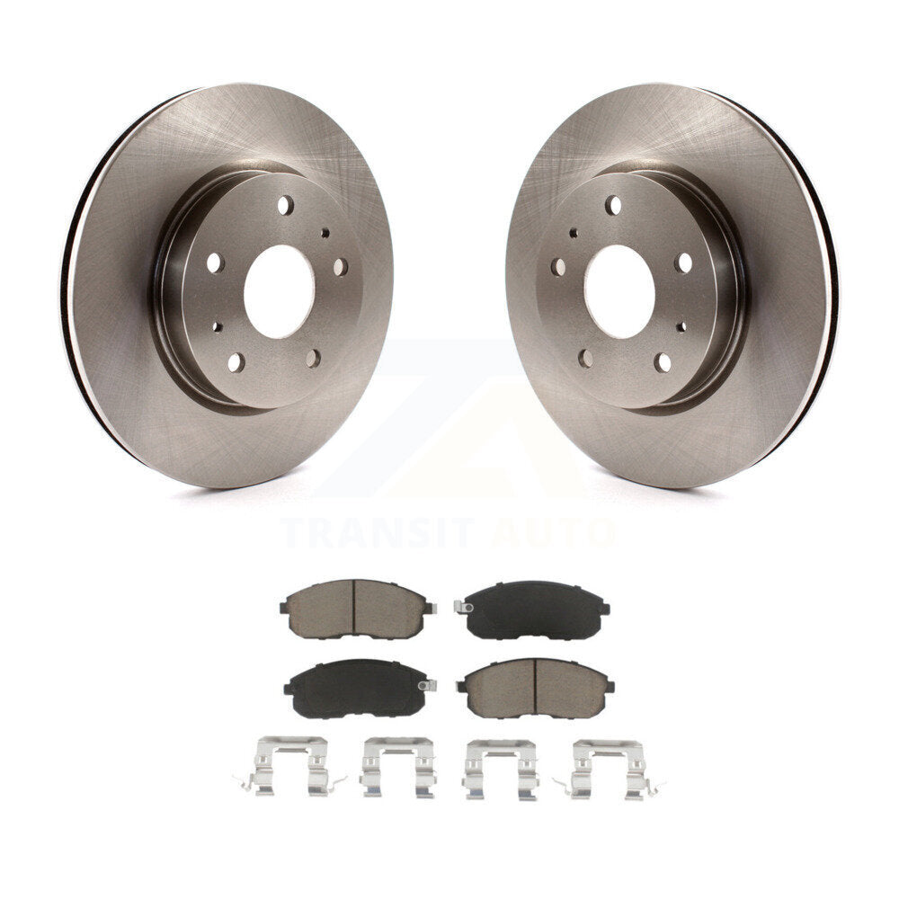 Front Disc Brake Rotors And Ceramic Pads Kit For Suzuki SX4 Crossover