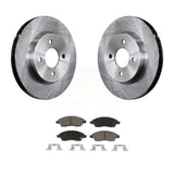 Front Disc Brake Rotors And Ceramic Pads Kit For Nissan Versa Note Micra