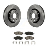 Front Brake Rotor & Ceramic Pad Kit For Chevrolet Aveo Spark Aveo5 EV Pontiac G3