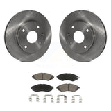 Front Disc Brake Rotor & Ceramic Pad Kit For Suzuki Forenza Reno Chevrolet Optra