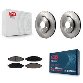[Front] 2004-2008 Chrysler Pacifica Premium OE Brake Rotors & Ceramic Pads Kit For Max Braking