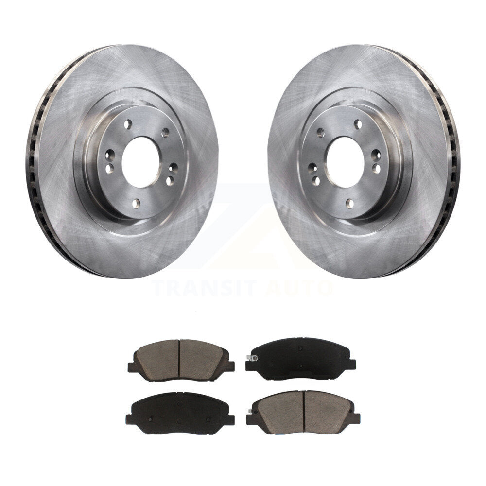 Front Disc Brake Rotors And Ceramic Pads Kit For Hyundai Santa Fe XL