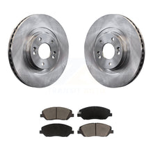 Charger l&#39;image dans la galerie, Front Disc Brake Rotors And Ceramic Pads Kit For Hyundai Santa Fe XL