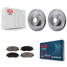 Charger l'image dans la galerie, Front Disc Brake Rotors And Ceramic Pads Kit For Hyundai Santa Fe XL