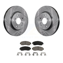 Load image into Gallery viewer, Front Disc Brake Rotor Ceramic Pad Kit For Honda CR-V Acura RDX Accord Crosstour