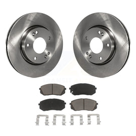 [Front] 2010-2012 Kia Rondo Premium OE Brake Rotors & Ceramic Pads Kit For Max Braking