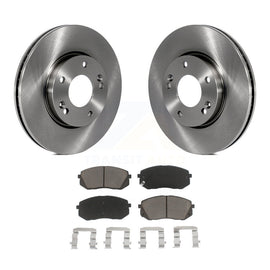[Front] 2007-2009 Kia Rondo Premium OE Brake Rotors & Ceramic Pads Kit For Max Braking