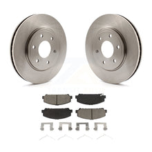 Charger l&#39;image dans la galerie, Front Disc Brake Rotors And Ceramic Pads Kit For Suzuki Equator