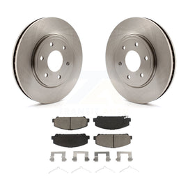 Front Disc Brake Rotors And Ceramic Pads Kit For Suzuki Equator