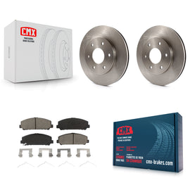 Front Disc Brake Rotors And Ceramic Pads Kit For INFINITI QX56