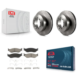 Front Disc Brake Rotors Ceramic Pad Kit For Ford F59 F-53 Motorhome Chassis F-59