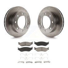 Charger l&#39;image dans la galerie, Front Disc Brake Rotor Ceramic Pad Kit For 1999-1999 Ford F-450 Super Duty F-550