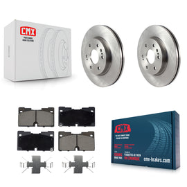 Front Disc Brake Rotor Ceramic Pad Kit For Cadillac Escalade Chevrolet Tahoe ESV