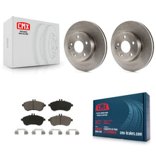 Charger l'image dans la galerie, Front Disc Brake Rotors And Ceramic Pads Kit For Mercedes-Benz C300 C250 C230
