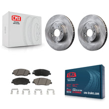 Load image into Gallery viewer, [Front] 2013-2016 Hyundai Santa Fe XL 3.3L Premium OE Brake Rotors &amp; Ceramic Pads Kit For Max Braking