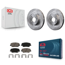 Charger l'image dans la galerie, Front Disc Brake Rotors &amp; Ceramic Pad Kit For Kia Sorento Hyundai Santa Fe Sport
