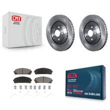 Charger l'image dans la galerie, Front Brake Rotor Ceramic Pad Kit For Toyota Highlander Sienna Lexus RX350 NX300