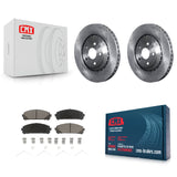 Front Brake Rotor Ceramic Pad Kit For Toyota Highlander Sienna Lexus RX350 NX300