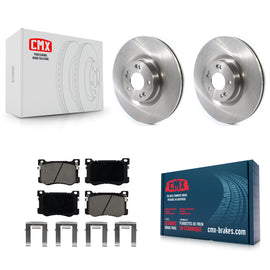 Front Disc Brake Rotor And Ceramic Pad Kit For Hyundai Genesis G80 Kia K900 3.8L