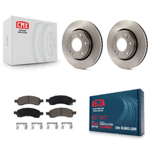 Load image into Gallery viewer, Front Disc Brake Rotor Ceramic Pad Kit For Chevrolet Trailblazer GMC Envoy Buick