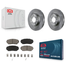 Charger l'image dans la galerie, Front Disc Brake Rotors And Ceramic Pad Kit For Ford Edge Mazda CX-7 Lincoln MKX