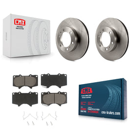 Front Disc Brake Rotors And Ceramic Pad Kit For Toyota Tacoma 4Runner FJ Cruiser