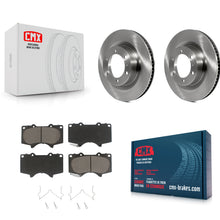 Charger l'image dans la galerie, [Front] 2010-2023 Toyota 4Runner Lexus GX460 Premium OE Brake Rotors &amp; Ceramic Pads Kit For Max Braking