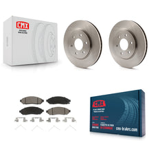 Charger l'image dans la galerie, Front Disc Brake Rotor &amp; Ceramic Pad Kit For Nissan Frontier Suzuki Equator 2.5L