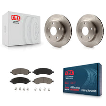 Charger l'image dans la galerie, Front Disc Brake Rotors &amp; Ceramic Pad Kit For Dakota Dodge Mitsubishi Raider Ram
