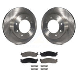 Front Disc Brake Rotors And Ceramic Pads Kit For Dodge Ram 2500 1500 3500