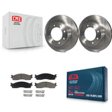 Front Disc Brake Rotors And Ceramic Pads Kit For Dodge Ram 2500 1500 3500