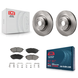 Front Disc Brake Rotors Ceramic Pad Kit For Subaru Outback Legacy WRX Tribeca B9