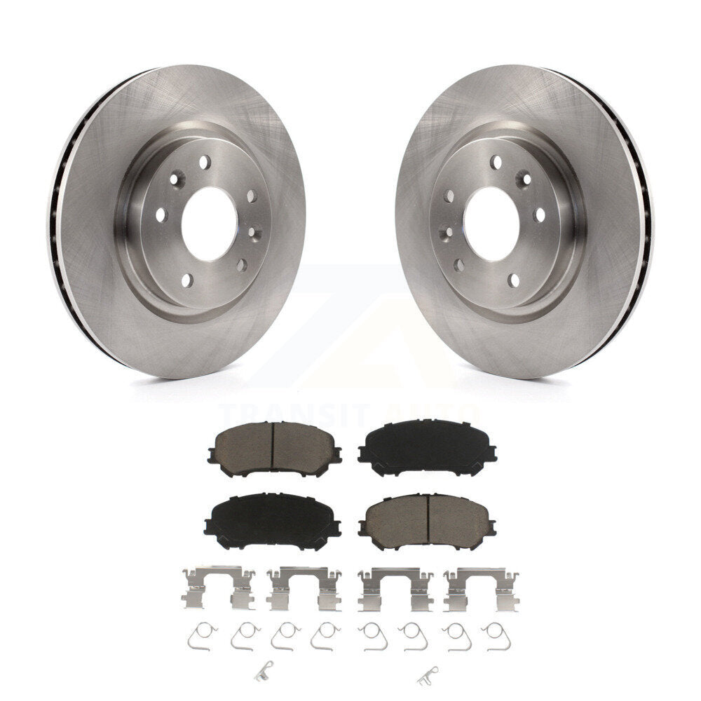 Front Disc Brake Rotors And Ceramic Pads Kit For Nissan Rogue Sport Qashqai