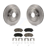 Front Disc Brake Rotors And Ceramic Pads Kit For Nissan Rogue Sport Qashqai