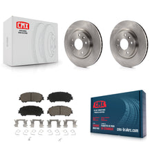 Charger l'image dans la galerie, Front Disc Brake Rotors And Ceramic Pads Kit For Nissan Rogue Sport Qashqai