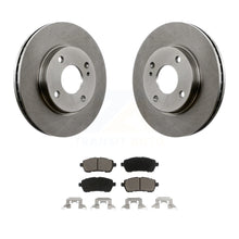 Charger l&#39;image dans la galerie, Front Disc Brake Rotors And Ceramic Pads Kit For Ford Fiesta