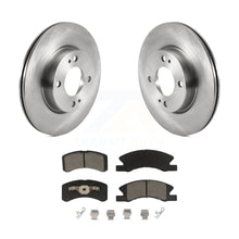 Load image into Gallery viewer, Front Disc Brake Rotors And Ceramic Pads Kit For 2017-2022 Mitsubishi Mirage G4